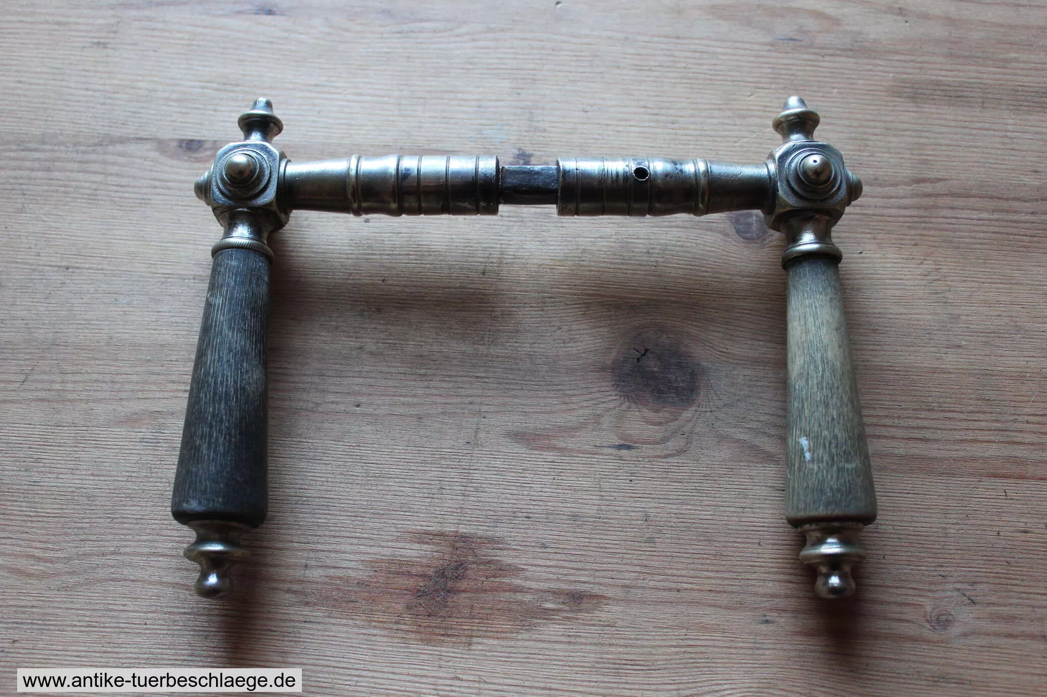 Antike Jugendstilgarnitur ca. 1920 – Messing vernickelt, 7,2 cm – Ansicht 4