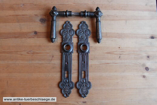 Antiker Türdrücker Jugendstil Sonnenblume #4