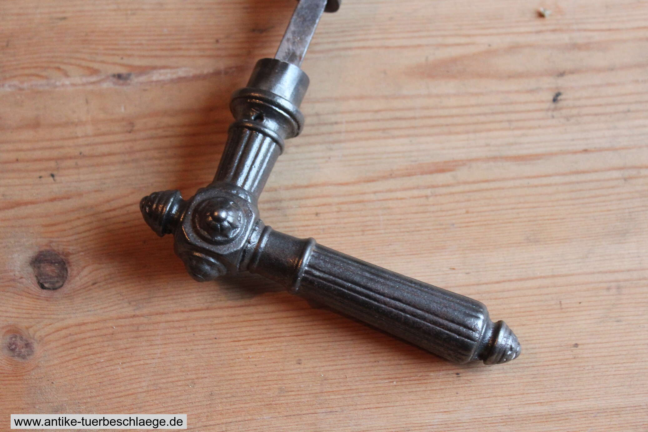 Antiker Türdrücker Jugendstil Sonnenblume #4 – Ansicht 5