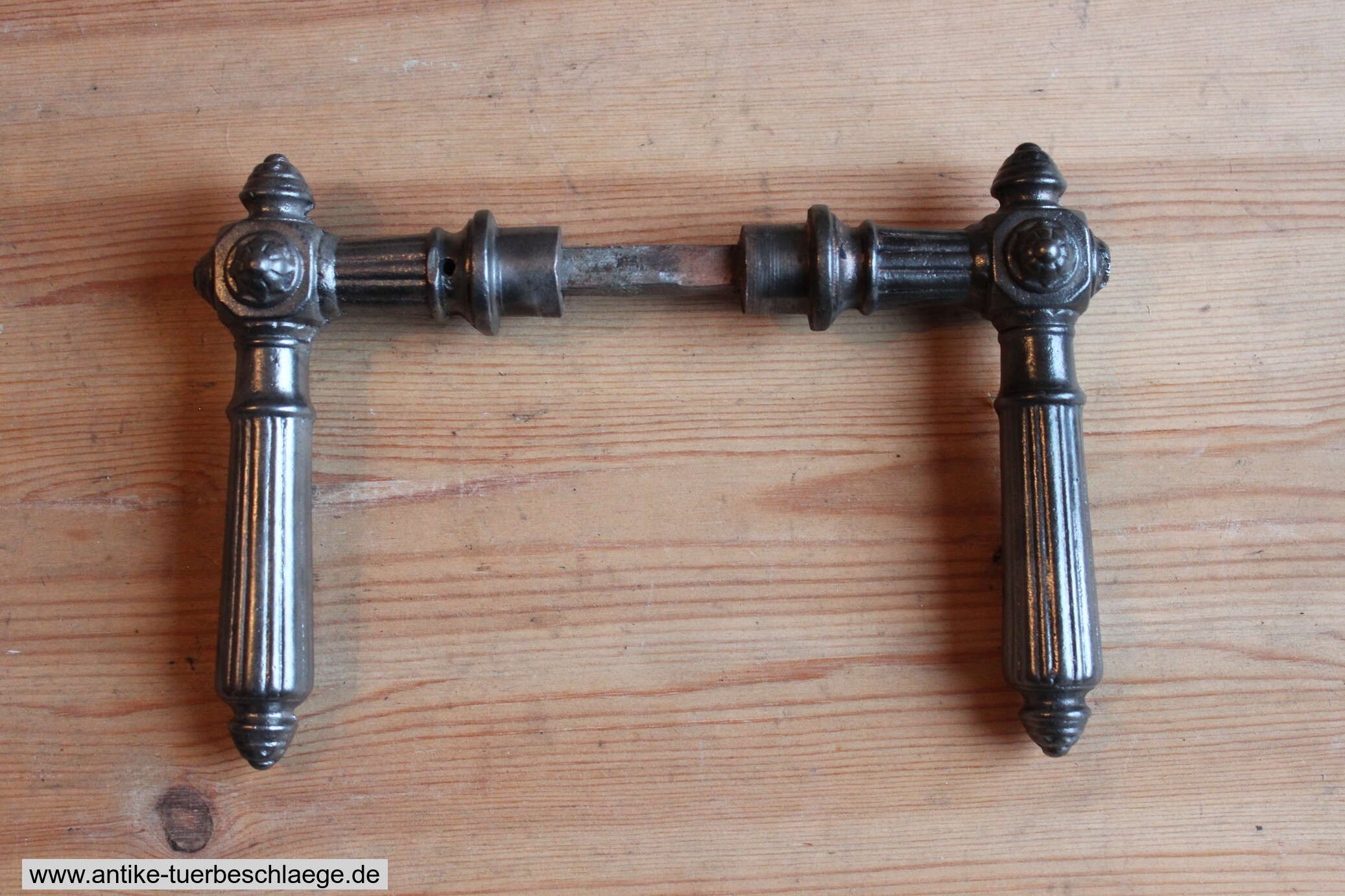 Antiker Türdrücker Jugendstil Sonnenblume #5 – Ansicht 4