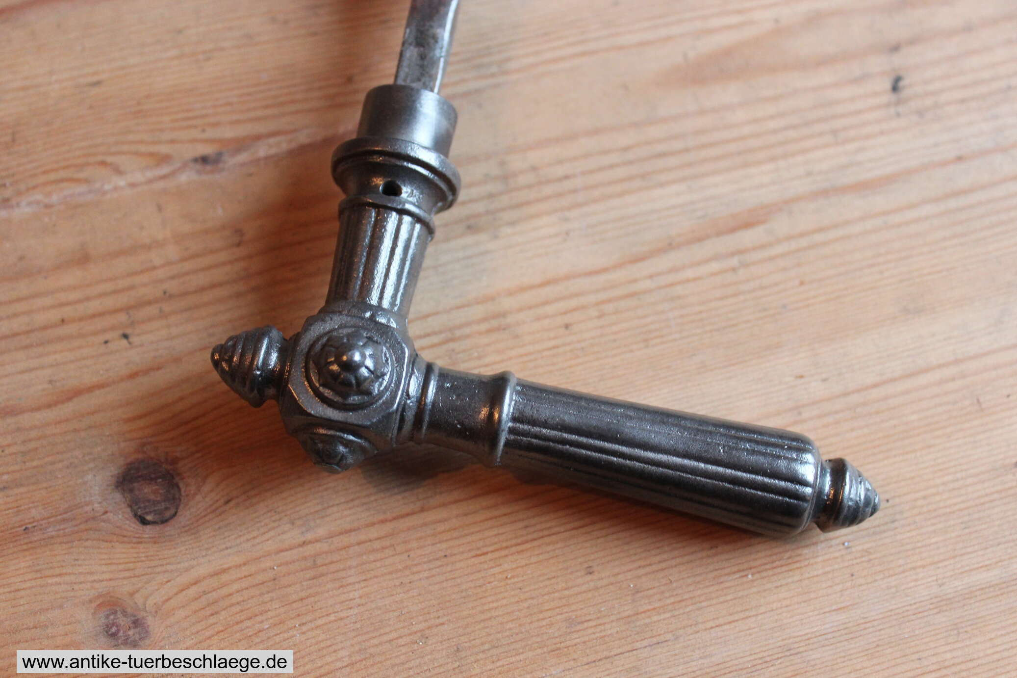 Antiker Türdrücker Jugendstil Sonnenblume #5 – Ansicht 5