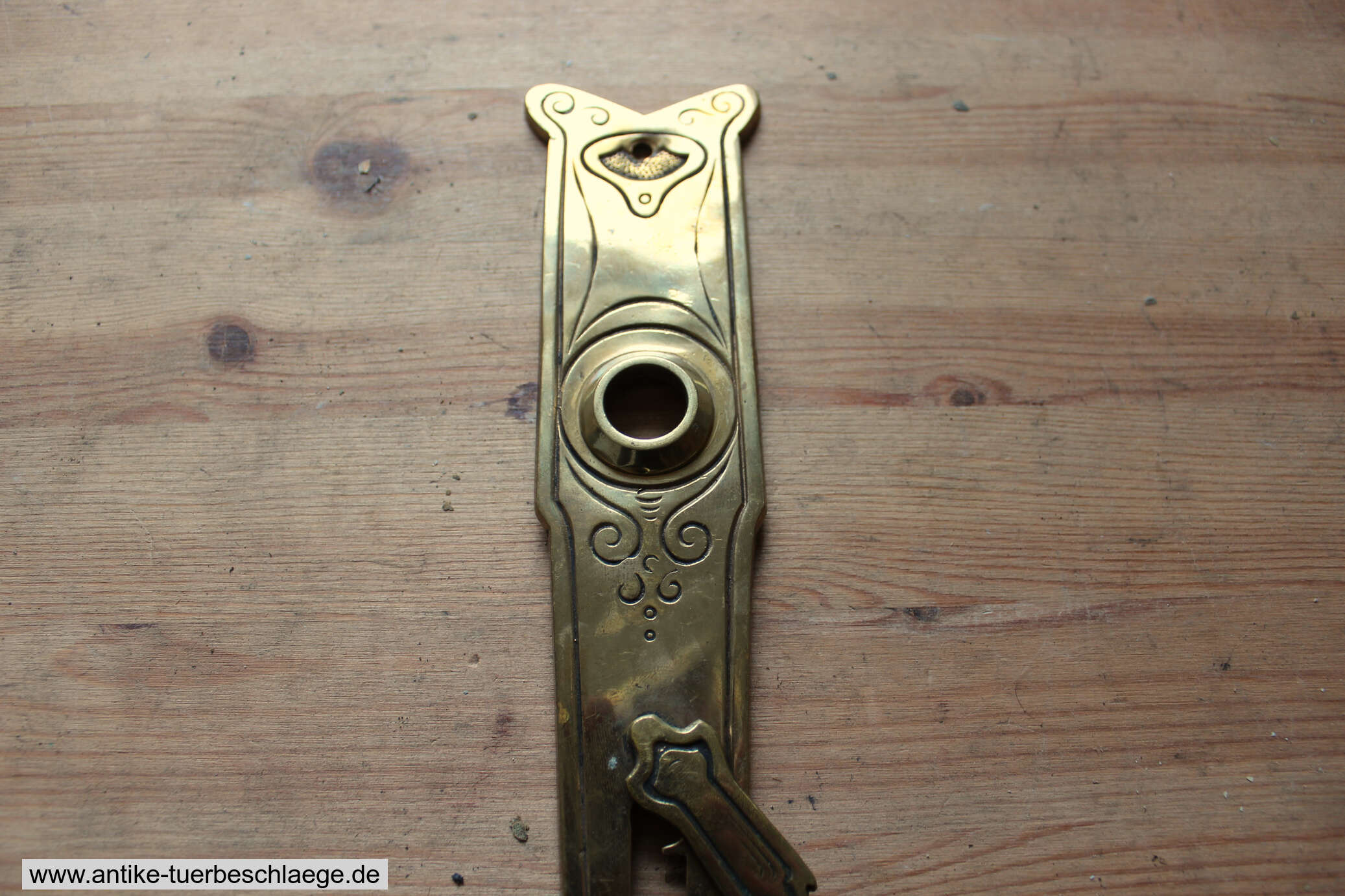 Antiker Türdrücker Jugendstil 1920 – Ansicht 2