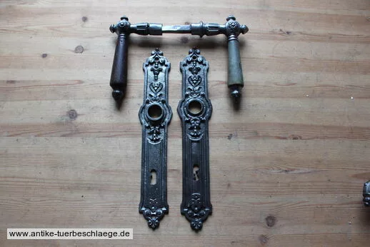 Antiker Türdrücker Jugendstil 1920 – Gusseisen, 6,0 cm, Ausführung 1